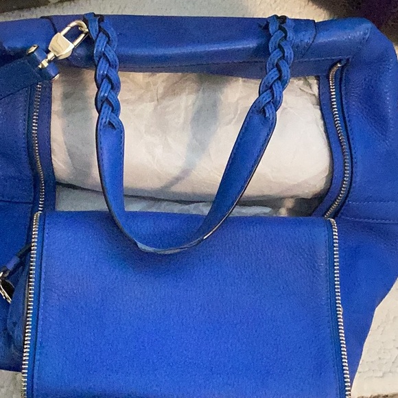 Tory Burch Half Moon Leather Satchel 💙 - Picture 9 of 17